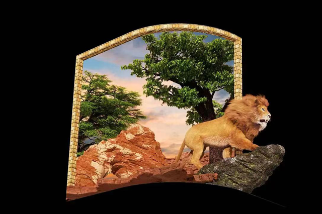 狮子王裸眼3D动画效果及制作展示